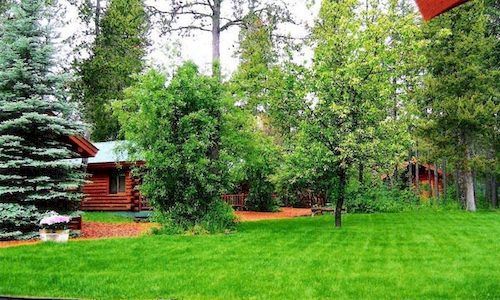 Silverwolf Log Chalets Coram Екстер'єр фото
